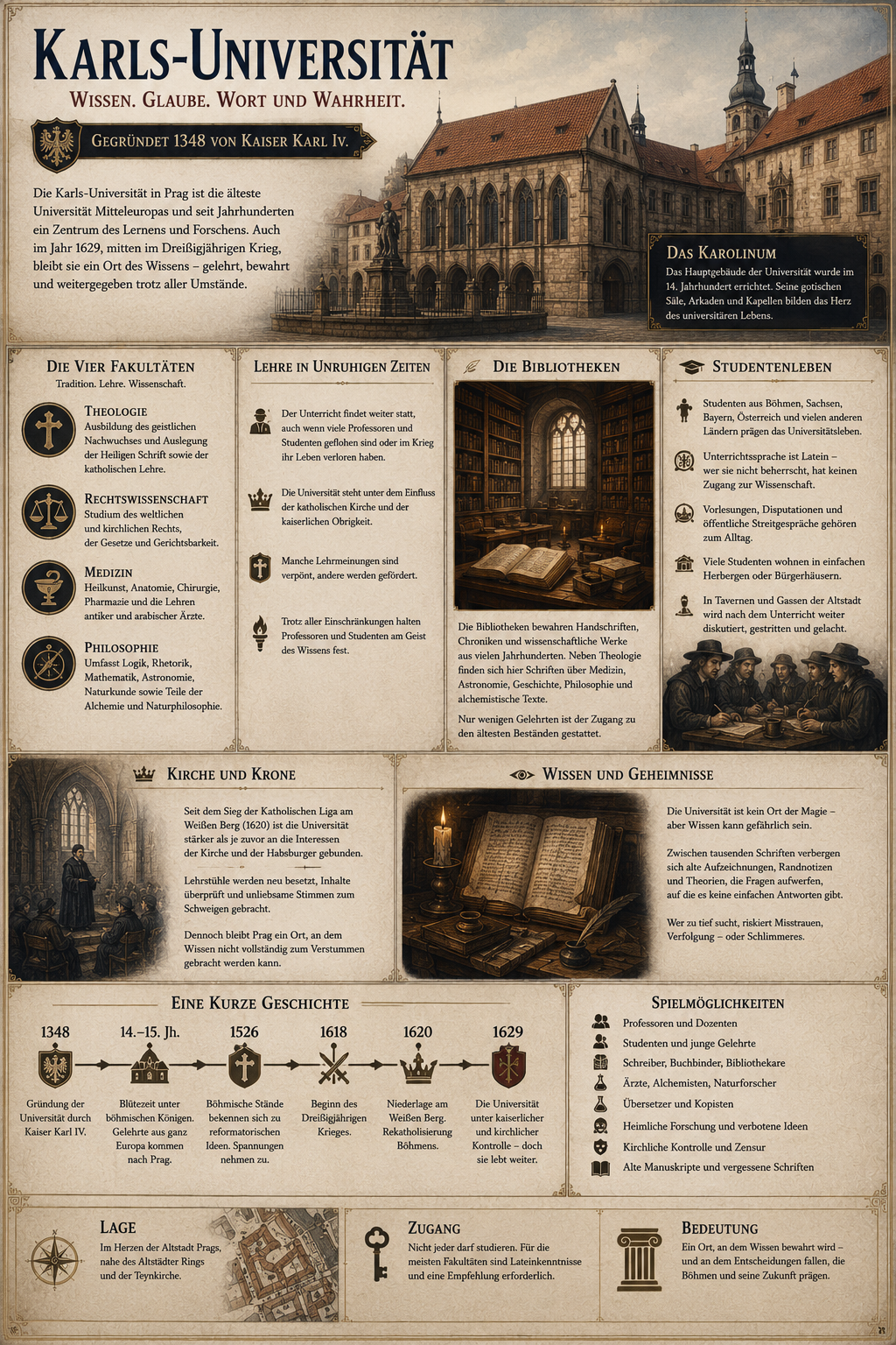 Infografik Karls-Universität