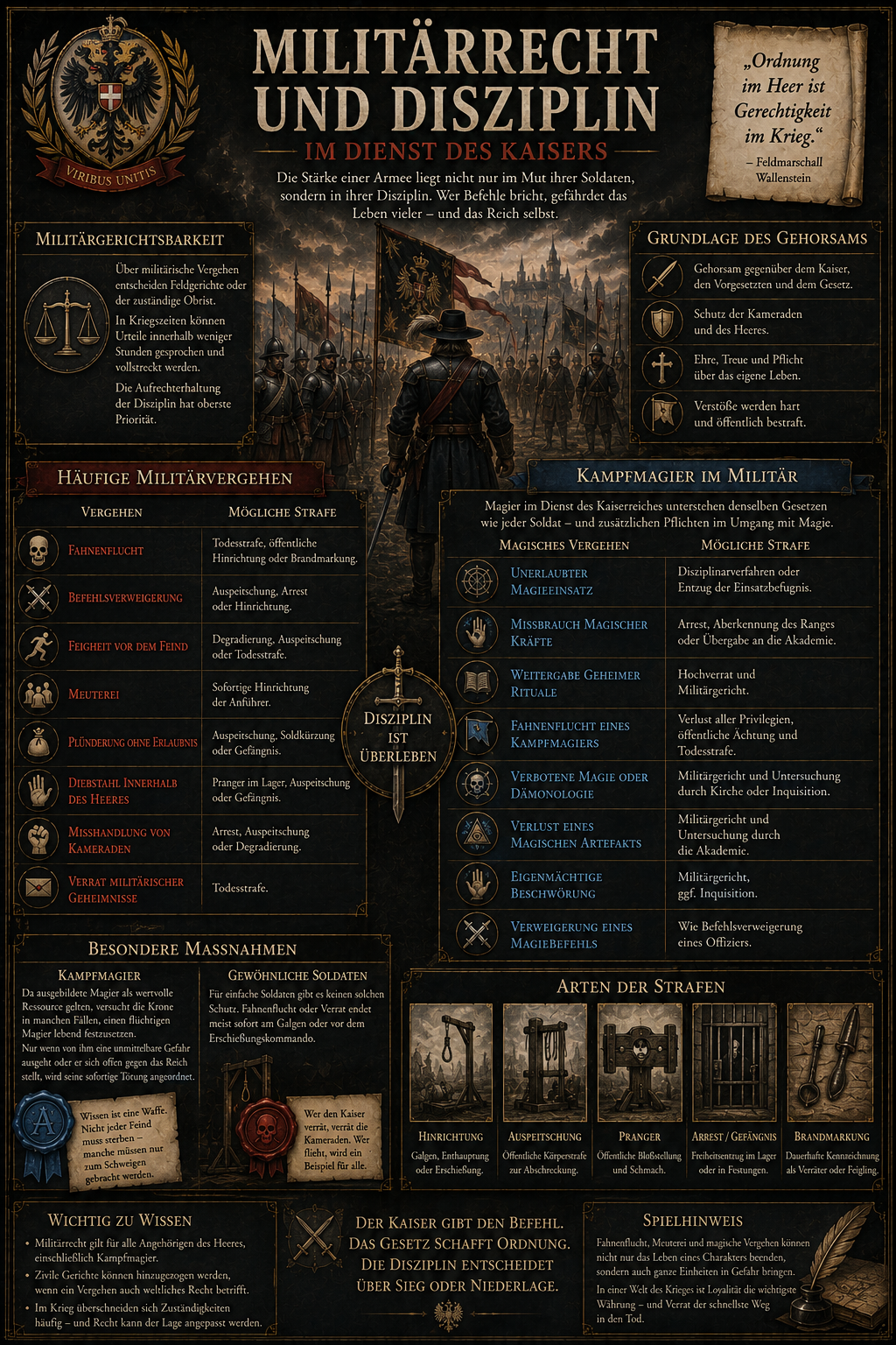 Infografik Militärrecht
